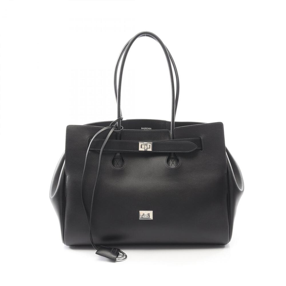 Balenciaga Bel Air Tote Bag Leather Black